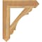 Ekena Millwork Olympic Arts & Crafts Rough Sawn Bracket, Western Red Cedar, 6"W x 30"D x 34"H BKT06X30X34OLY03RWR - alternate 2